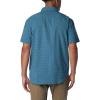 Columbia Mens Utilizer Printed Woven Short Sleeve(Cloudburst Dawn Dot)