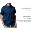 Columbia Mens Utilizer Printed Woven Short Sleeve(Coll Navy Sundot Tonal)