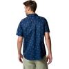 Columbia Mens Utilizer Printed Woven Short Sleeve(Coll Navy Sundot Tonal)