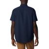Columbia Mens Utilizer Printed Woven Short Sleeve(Collegiate Navy Hammocked)