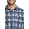 Columbia Mens Utilizer Printed Woven Short Sleeve(Collegiate Navy Omblur)