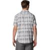 Columbia Mens Utilizer Printed Woven Short Sleeve(Columbia Grey Omblur)