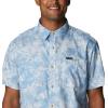 Columbia Mens Utilizer Printed Woven Short Sleeve(Jet Stream Sketchy Paradise)