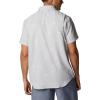 Columbia Mens Utilizer Printed Woven Short Sleeve(Nimbus Grey Camp Social)