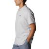 Columbia Mens Utilizer Printed Woven Short Sleeve(Nimbus Grey Camp Social)