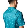 Columbia Mens Utilizer Printed Woven Short Sleeve(River Blue Sundot Tonal)