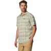 Columbia Mens Utilizer Printed Woven Short Sleeve(Safari Omblur)