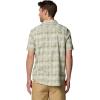 Columbia Mens Utilizer Printed Woven Short Sleeve(Safari Omblur)