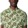 Columbia Mens Utilizer Printed Woven Short Sleeve(Sage Leaf Areca)