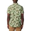Columbia Mens Utilizer Printed Woven Short Sleeve(Sage Leaf Areca)