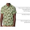 Columbia Mens Utilizer Printed Woven Short Sleeve(Sage Leaf Areca)