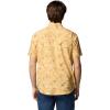Columbia Mens Utilizer Printed Woven Short Sleeve(Sand Dune Yarrow Mirage)