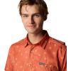 Columbia Mens Utilizer Printed Woven Short Sleeve(Tuscan Sundot Tonal)