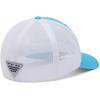 Columbia Unisex Adult PFG Logo Mesh Ball Cap(Atoll/White)