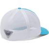 Columbia Unisex Adult PFG Logo Mesh Ball Cap(Atoll/White)