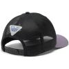 Columbia Unisex Adult PFG Logo Mesh Ball Cap(Black  Granite Purple)