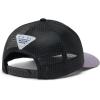 Columbia Unisex Adult PFG Logo Mesh Ball Cap(Black  Granite Purple)