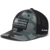 Columbia Unisex Adult PFG Logo Mesh Ball Cap(Black Mod Camo)