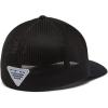 Columbia Unisex Adult PFG Logo Mesh Ball Cap(Black/Black/Texas Fish)
