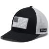 Columbia Unisex Adult PFG Logo Mesh Ball Cap(Black/Cool Grey)
