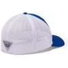 Columbia Unisex Adult PFG Logo Mesh Ball Cap(Blue Macaw/White/Marlin)