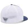 Columbia Unisex Adult PFG Logo Mesh Ball Cap(Carbon Heather/US Fish Flag)