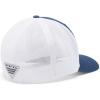 Columbia Unisex Adult PFG Logo Mesh Ball Cap(Carbon/White/Us Fish Flag)