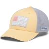 Columbia Unisex Adult PFG Logo Mesh Ball Cap(Cocoa Butter/Cool Grey/Mid Atlantic)