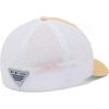 Columbia Unisex Adult PFG Logo Mesh Ball Cap(Cocoa Butter/Inshore Slam Flag)