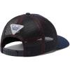 Columbia Unisex Adult PFG Logo Mesh Ball Cap(Collegiate Navy/Sunset Red)