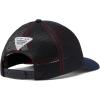 Columbia Unisex Adult PFG Logo Mesh Ball Cap(Collegiate Navy/Sunset Red)