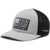 Columbia Unisex Adult PFG Logo Mesh Ball Cap(Cool Grey Heather/Grill/US Fish Flag)