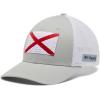 Columbia Unisex Adult PFG Logo Mesh Ball Cap(Cool Grey/White/Al Fish Flag)