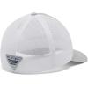 Columbia Unisex Adult PFG Logo Mesh Ball Cap(Cool Grey/White/Al Fish Flag)