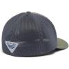 Columbia Unisex Adult PFG Logo Mesh Ball Cap(Cypress/Grill/Us Fish Flag)
