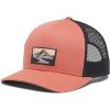 Columbia Unisex Adult PFG Logo Mesh Ball Cap(Dark Coral/Shark Peak2river)