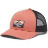 Columbia Unisex Adult PFG Logo Mesh Ball Cap(Dark Coral/Shark Peak2river)
