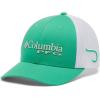 Columbia Unisex Adult PFG Logo Mesh Ball Cap(Electric Turquoise/Cool Grey/Hook)