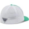 Columbia Unisex Adult PFG Logo Mesh Ball Cap(Electric Turquoise/Cool Grey/Hook)