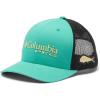 Columbia Unisex Adult PFG Logo Mesh Ball Cap(Glaze Green/Shark/Dorado)