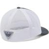 Columbia Unisex Adult PFG Logo Mesh Ball Cap(Grill Heather/White/US Fish Flag)