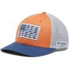 Columbia Unisex Adult PFG Logo Mesh Ball Cap(Island Orange/Inshore Slam Flag)