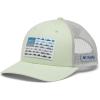 Columbia Unisex Adult PFG Logo Mesh Ball Cap(Light Lime/Nimbus Grey)