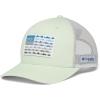 Columbia Unisex Adult PFG Logo Mesh Ball Cap(Light Lime/Nimbus Grey)