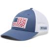 Columbia Unisex Adult PFG Logo Mesh Ball Cap(Night Tide/White)