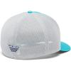 Columbia Unisex Adult PFG Logo Mesh Ball Cap(Ocean Teal/Inshore Slam Flag)