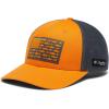 Columbia Unisex Adult PFG Logo Mesh Ball Cap(Orange Blast/City Grey/Trout Flag)