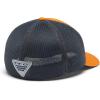 Columbia Unisex Adult PFG Logo Mesh Ball Cap(Orange Blast/City Grey/Trout Flag)