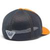 Columbia Unisex Adult PFG Logo Mesh Ball Cap(Orange Blast/City Grey/Trout Flag)