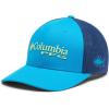 Columbia Unisex Adult PFG Logo Mesh Ball Cap(Red Hibiscus/White/Hook)
